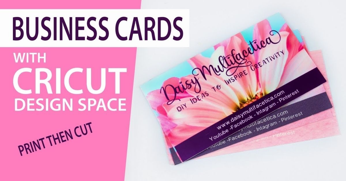 Utilizing Cricut Design Space for Business Card Designs
