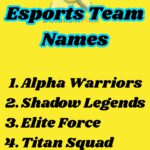 245+ Esports Team Names