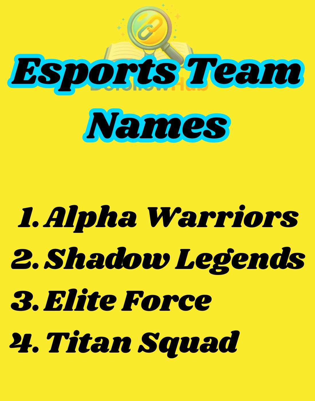 245+ Esports Team Names