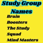 300+ Best Study Group Names (From Cool To Funny)