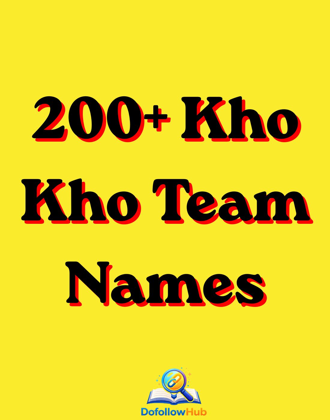 200+ Kho Kho Team Names