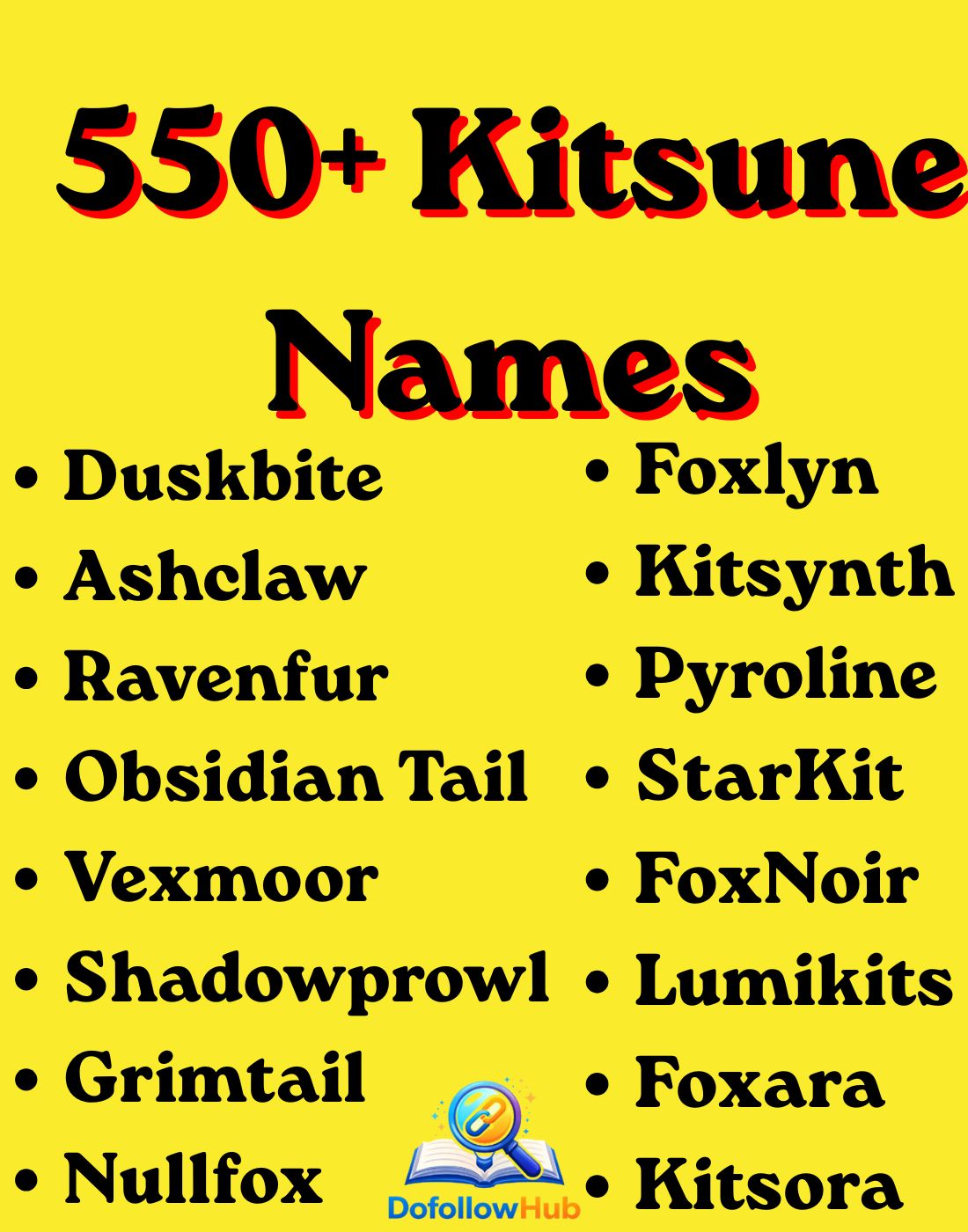 550+ Kitsune Names – Magical, Mythical & Fantasy Fox Spirit Names (2026)