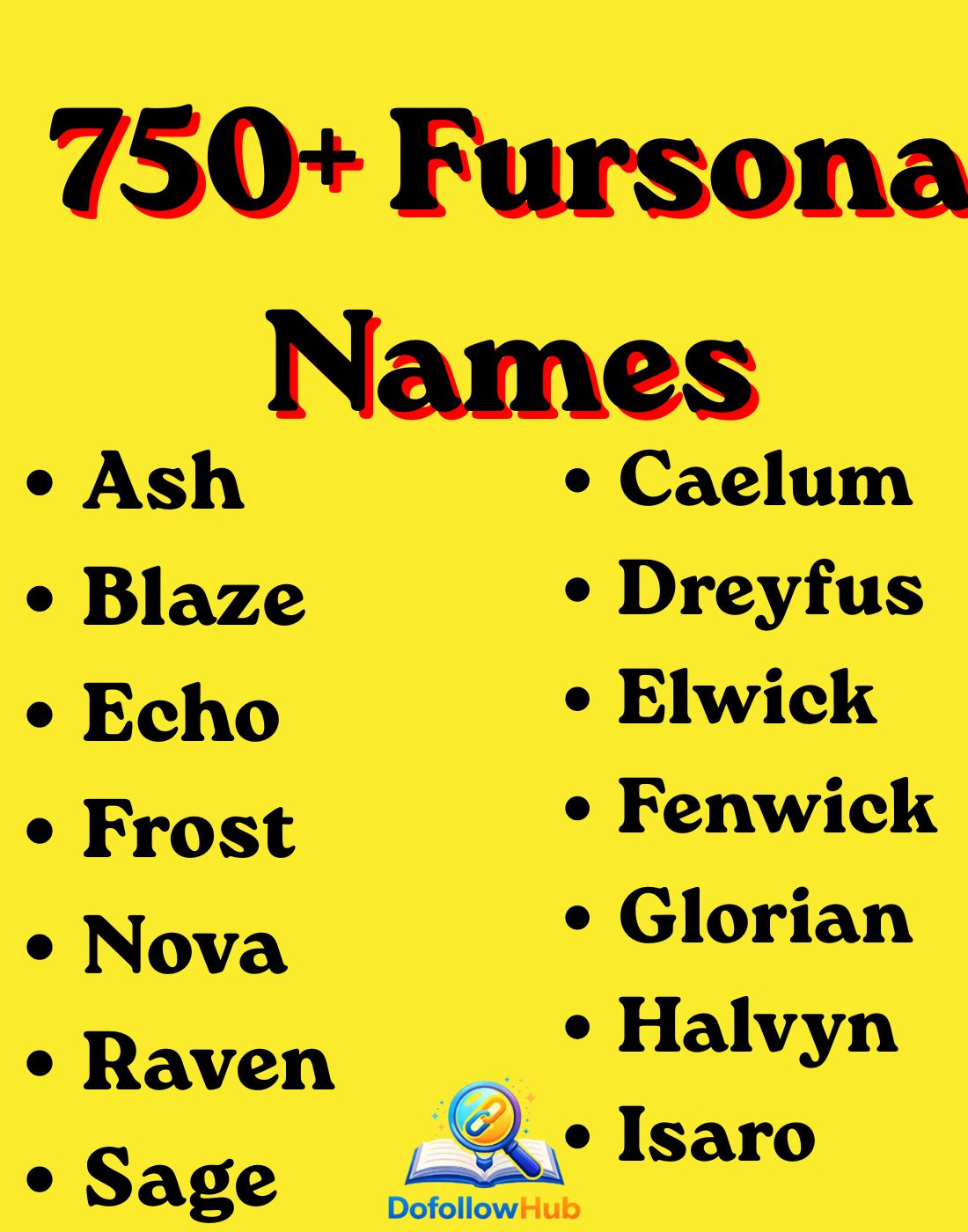 750+ Fursona Names: Cute, Cool, Funny & Unique Name Ideas for Every Furry Character (2026)
