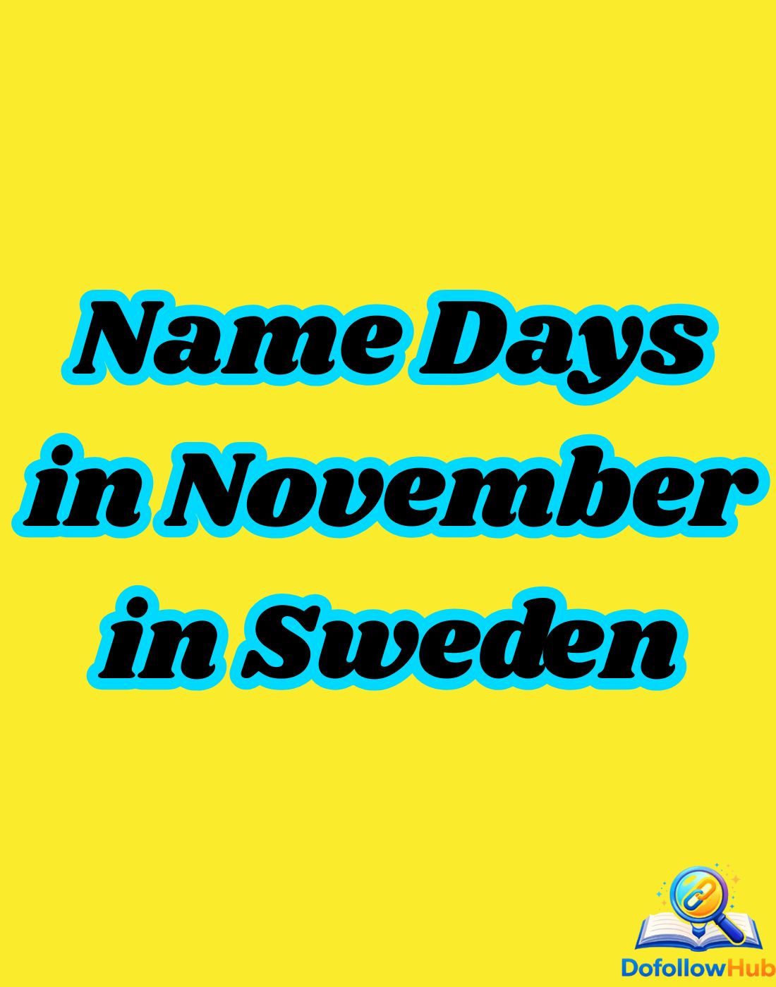 Name Days in November in Sweden